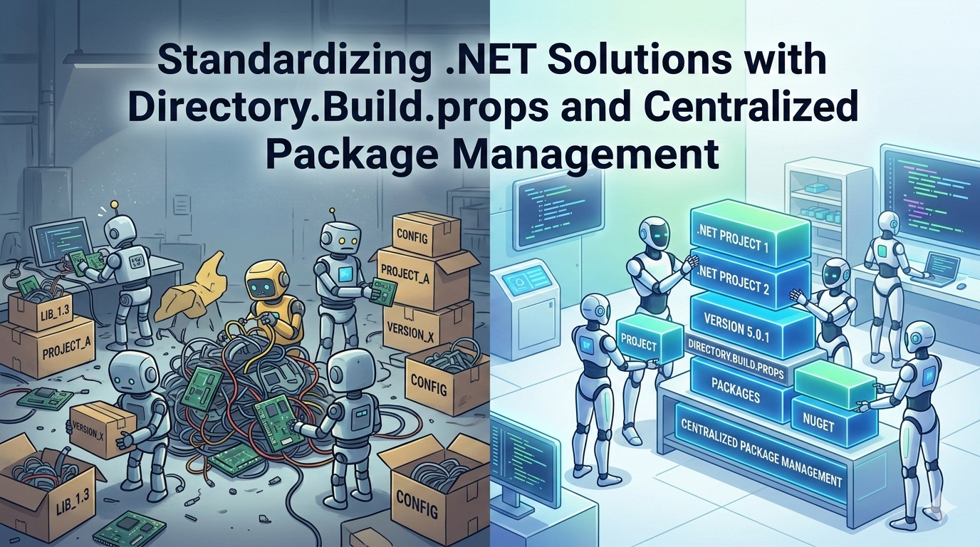 Standardizing .NET Solutions with Directory.Build.props and Centralized Package Management
